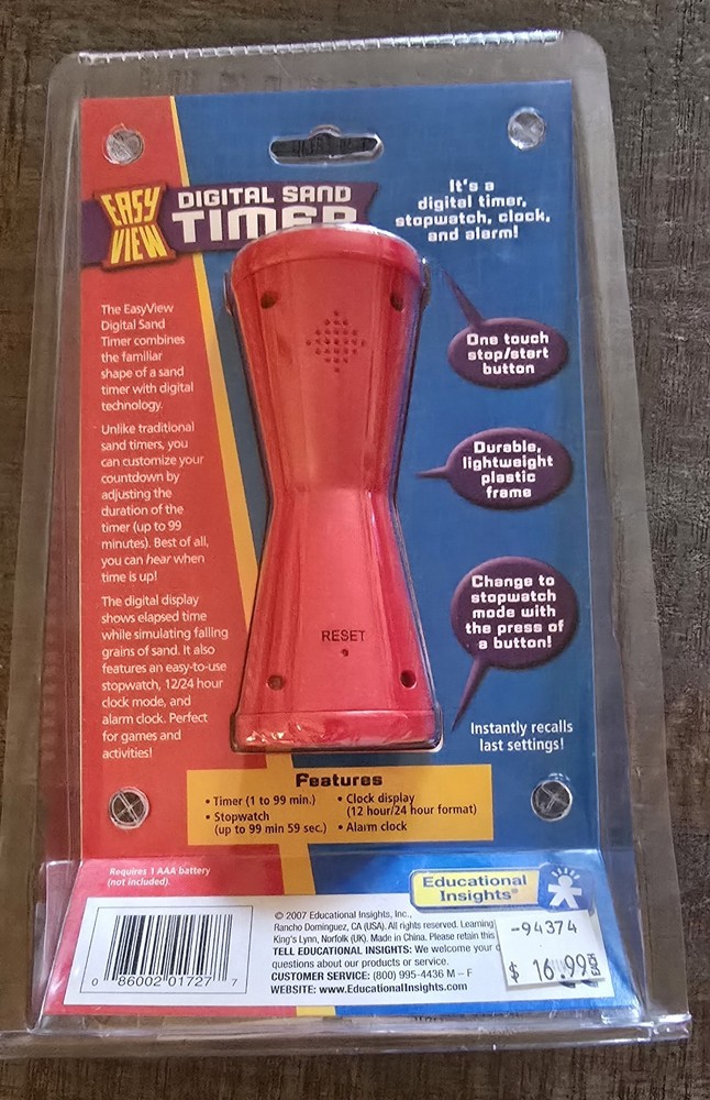 Easy View Digital Sand Timer