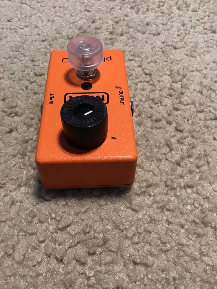 MXR M101 Phase 90 Phase Shifter Effects Pedal Orange Script MOD