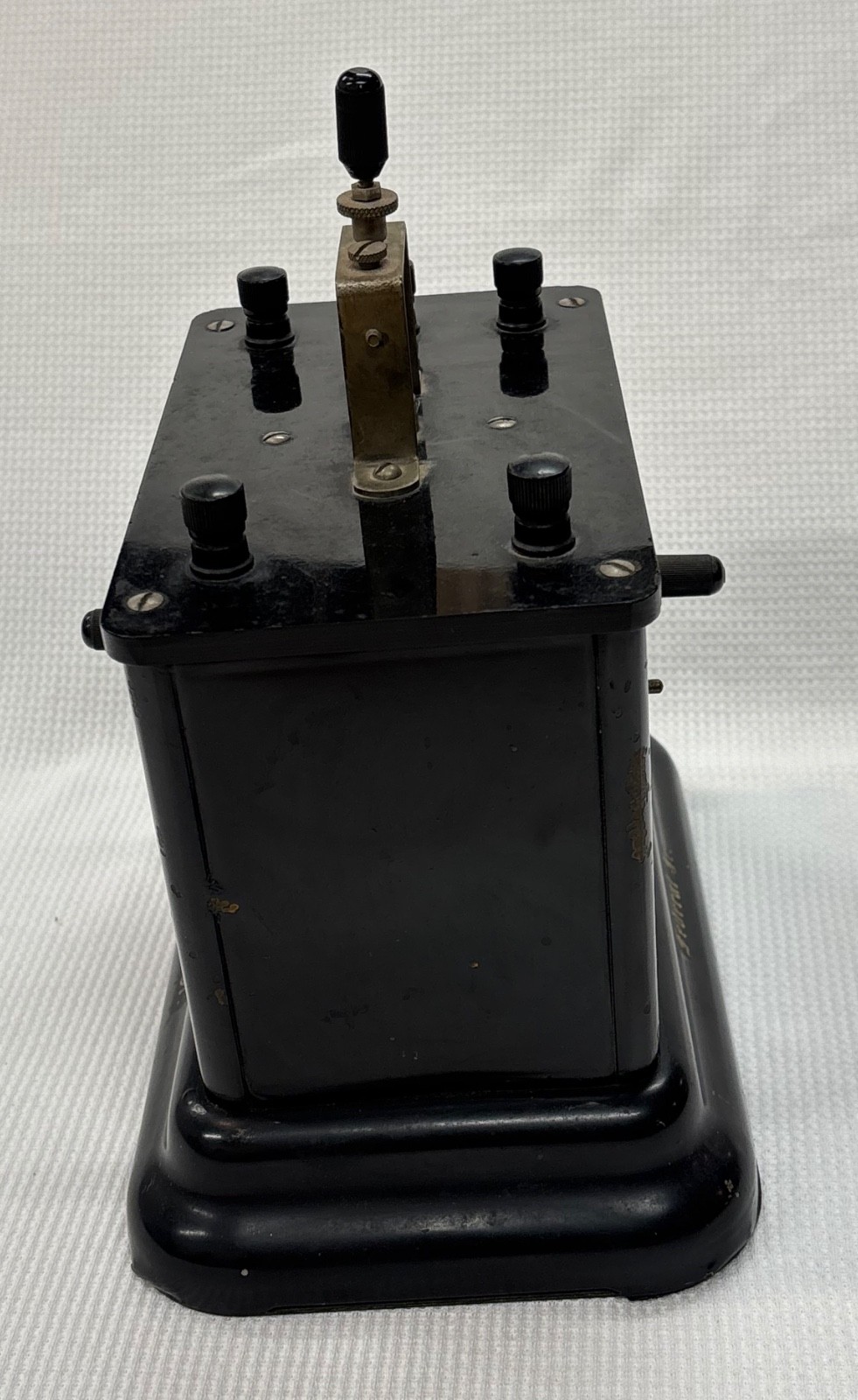 Antique Federal Jr. Crystal Radio, Earphones, Philmore Aerial Kit, Cats Whisker