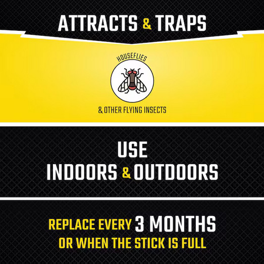 Fly Stick Insect Trap (4-Pack)