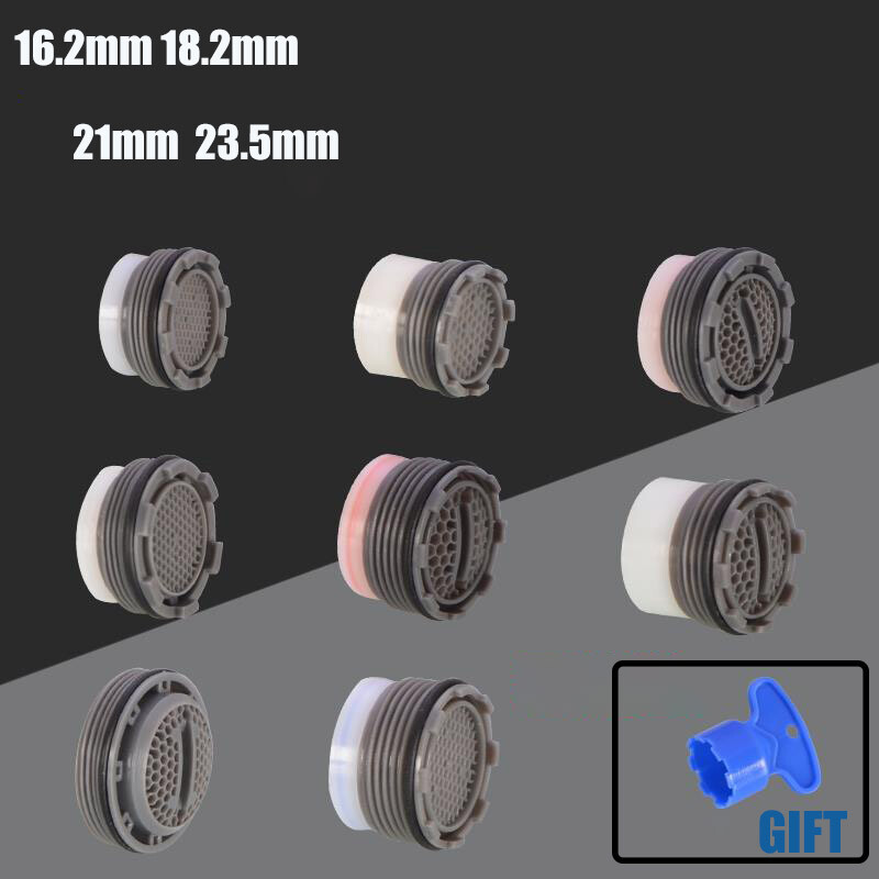16-24mm Replacement Tap Aerator Plastic Water Saving Insert For Kitchen Bathroom