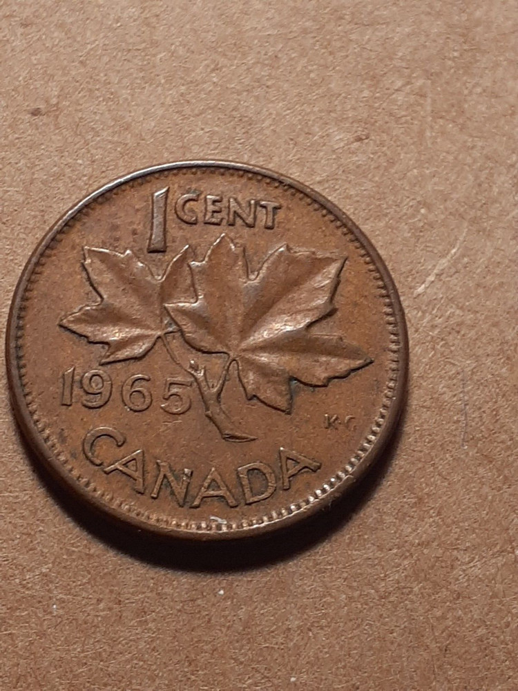 1965   ONE CENT CANADA