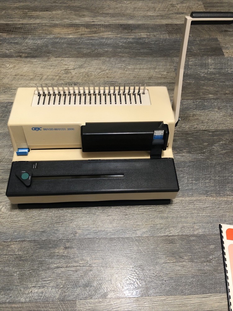 GBC Image Maker 2000 Binding Machine Punch Paper Control Arm Business