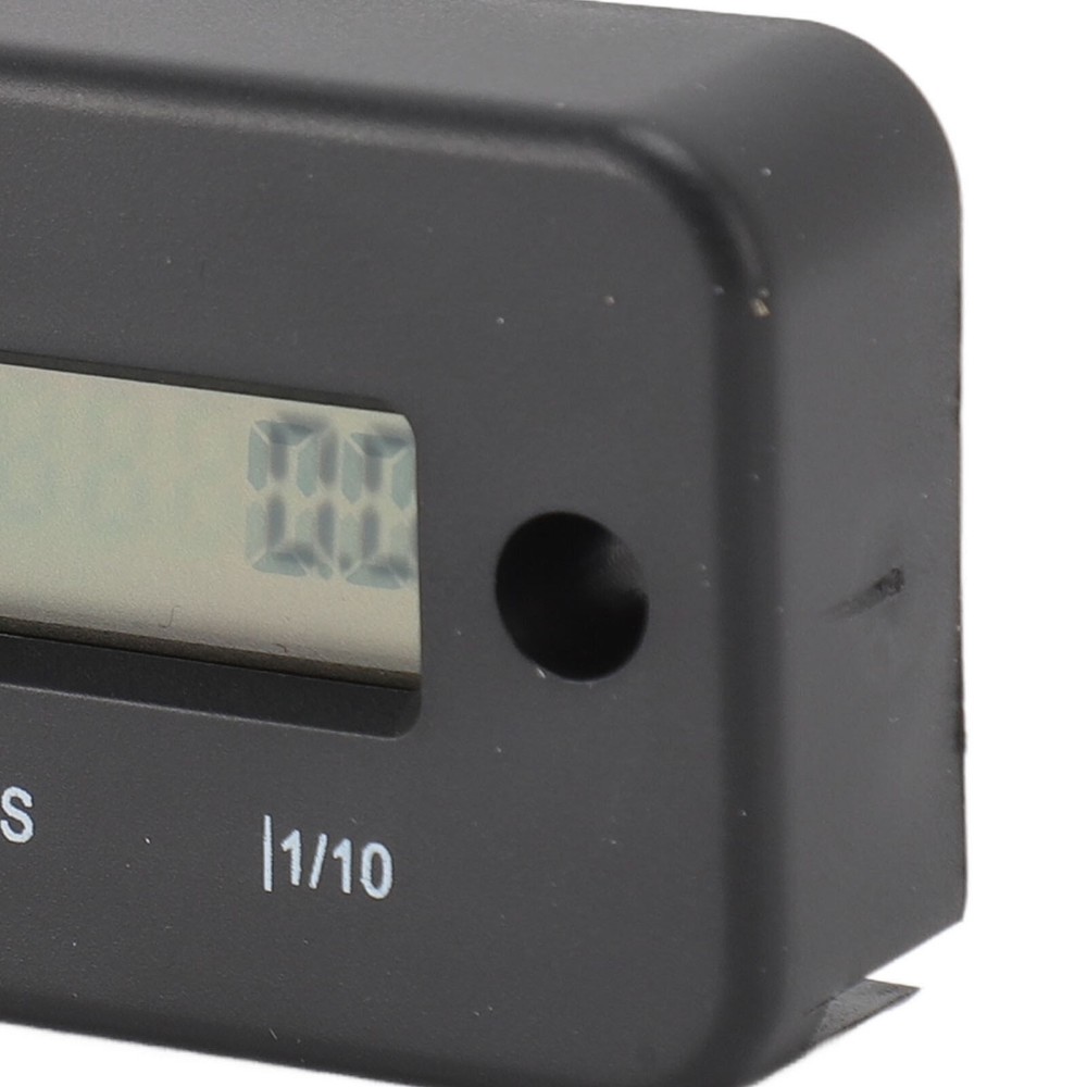 Digital Hour Meter High Accuracy LCD Display Mini Waterproof Engine Hourmeter
