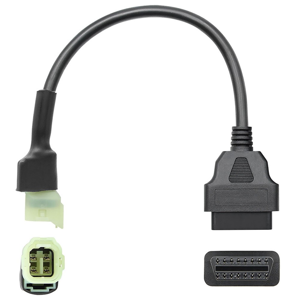4 Pin to OBD2 Diagnostic Code Reader Adapter Scanner CABLE for HONDA Motorcycle