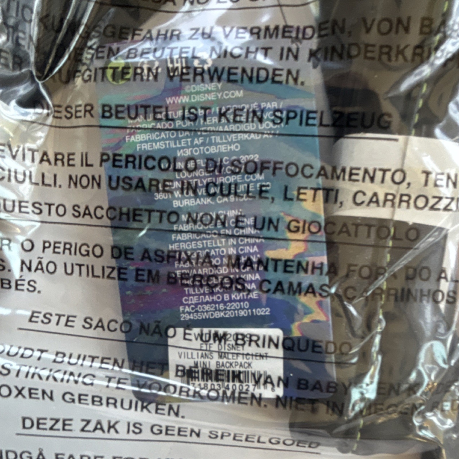 Loungefly & Disney Maleficent Mini Backpack - NWT - Eight3Five 2022