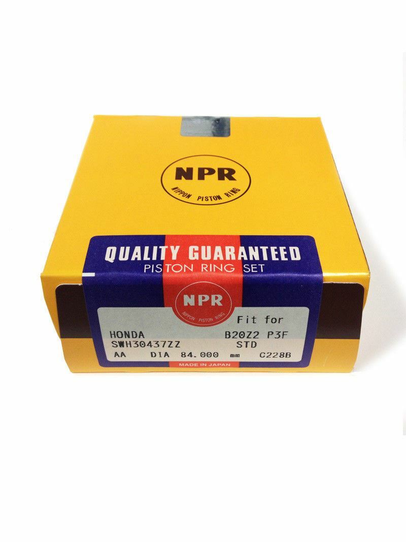 YCP 84mm Pistons NPR Rings + P2P0 Custom RODs + ARP2000 Combo B20B B20Z