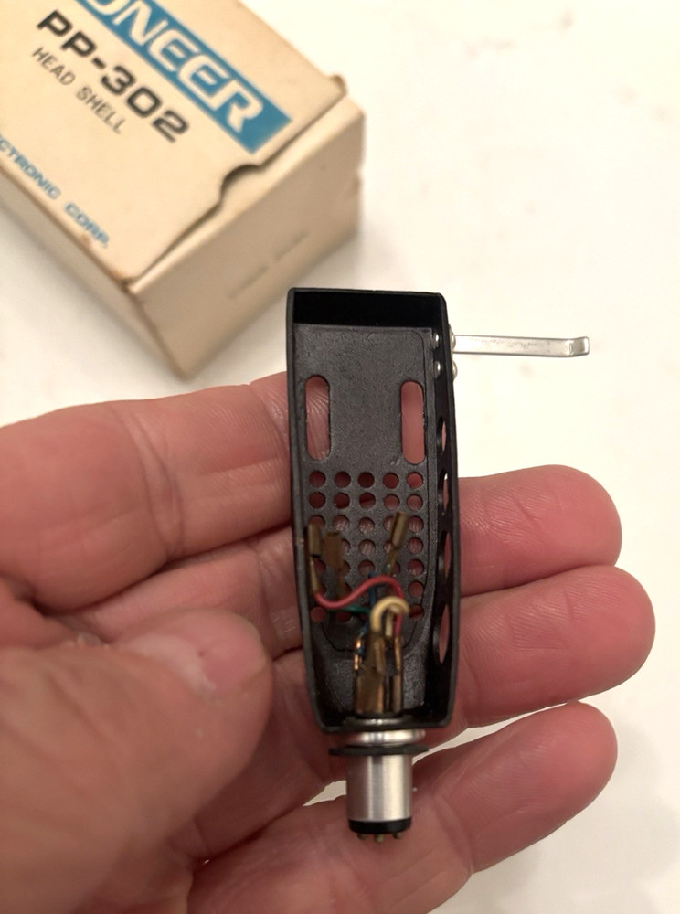 Ω Pioneer PP-302 Headshell (Black) Head shell for turntable