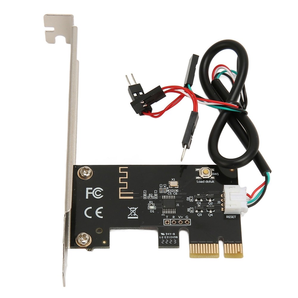 Computer Power Reset Switch PCIE Card Precise Control Thickened Gold Pin APP