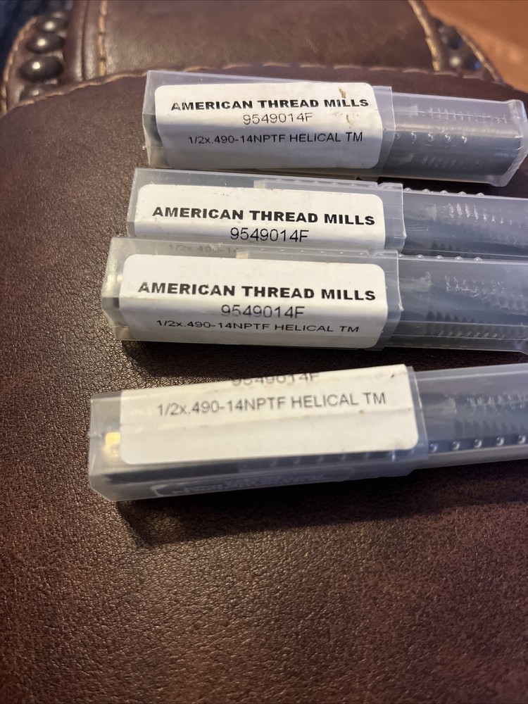 5x AMT 1/2 X .490-14NPTF Threadmill