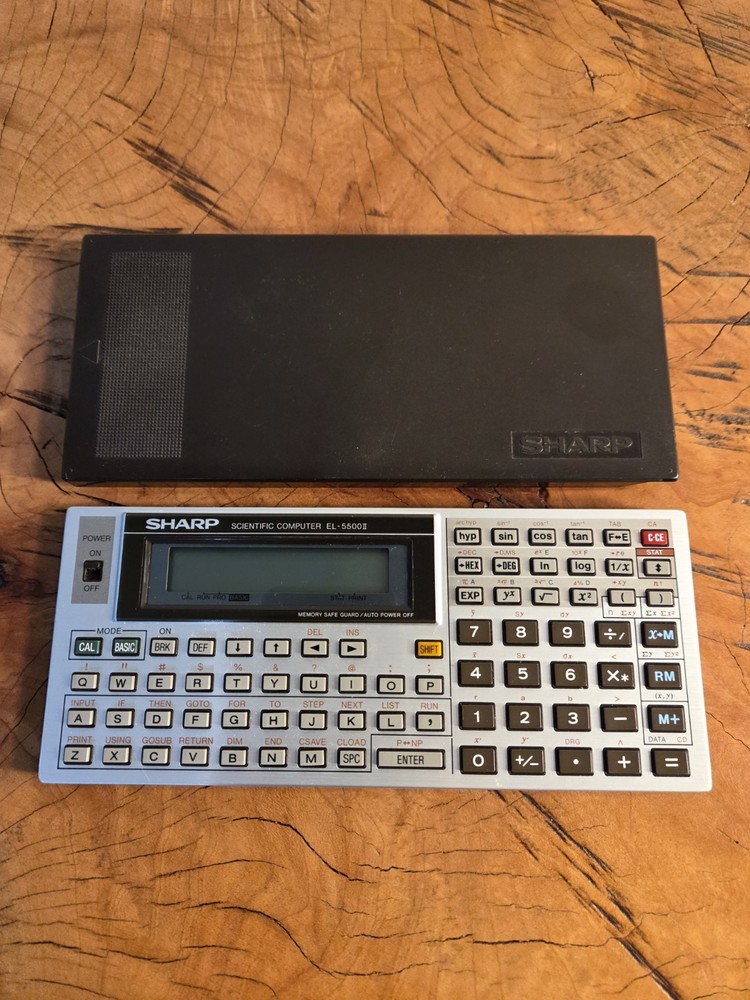 Sharp EL-5500 II Scientific Calculator and BASIC Computer, works great!