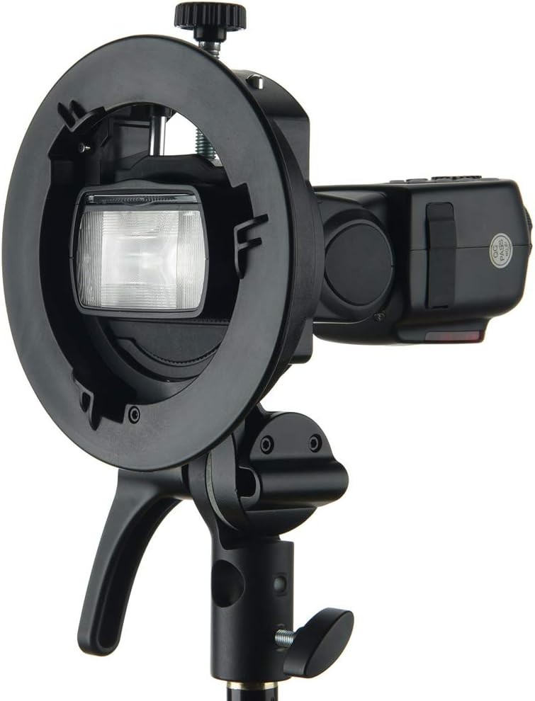 Versatile S2 Speedlite Bracket, Lightweight, with Bowens Mount for Professionals
