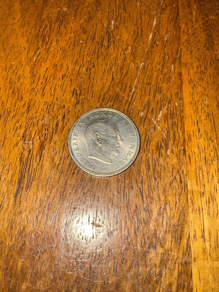1972 Denmark 5 Kroner Coin
