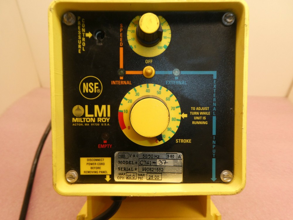 MILTON ROY C741-37 LIQUID METRONICS