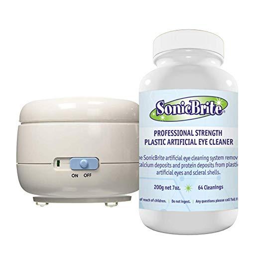 SonicBrite Professional Strength Plastic Artificial Eye Cleaning System