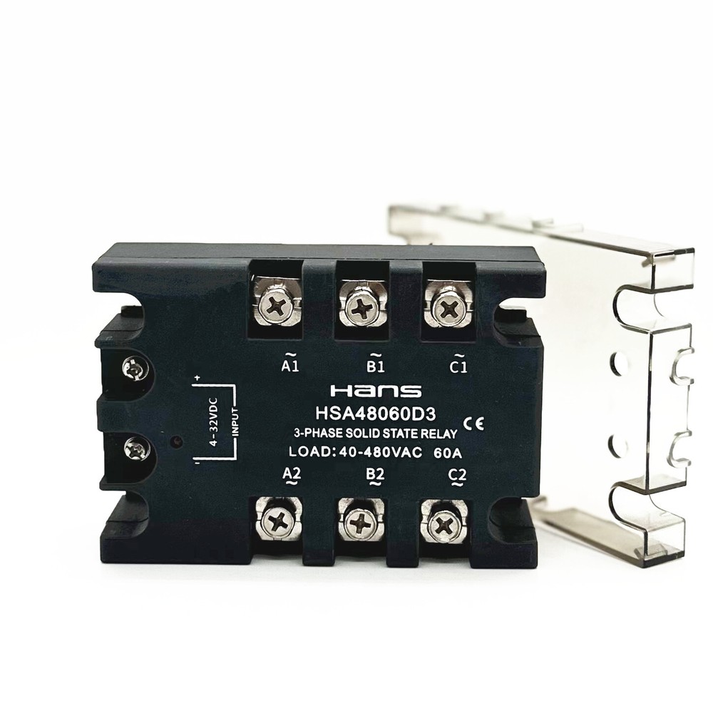 1x 40A~120A DC-AC 4-32VDC/40-480VAC Three-phase solid state relay