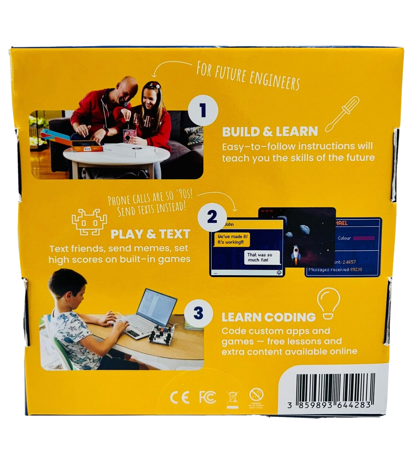 CircuitMess STEM Starter Kit, Chatter 2.0 Build/code your own walkie-texties