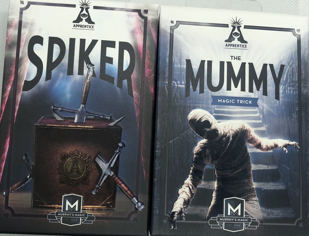 Apprentice Magic “ The Mummy” Plus “Spiker Box” Both Tricks! New Magic