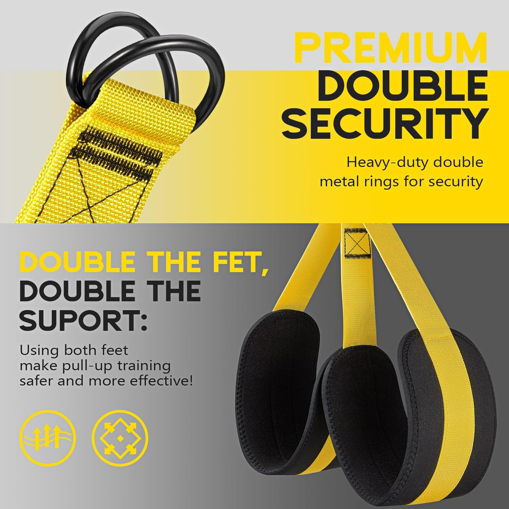 Pull up Assistance Bands, Adjustable Heavy Duty Resistance Band for Pull Up, 3 P