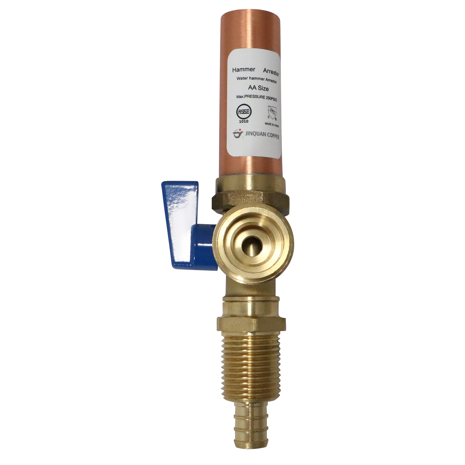 XFITTING Washing Machine Valve with Hammer Arrestor, Male NPT, Pex-B Barb, Pex-A