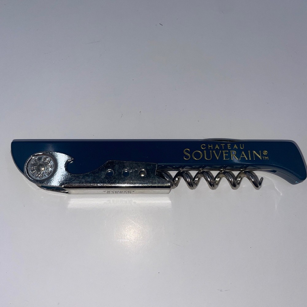 Chateau Souverain Corkscrew Wine Key Opener