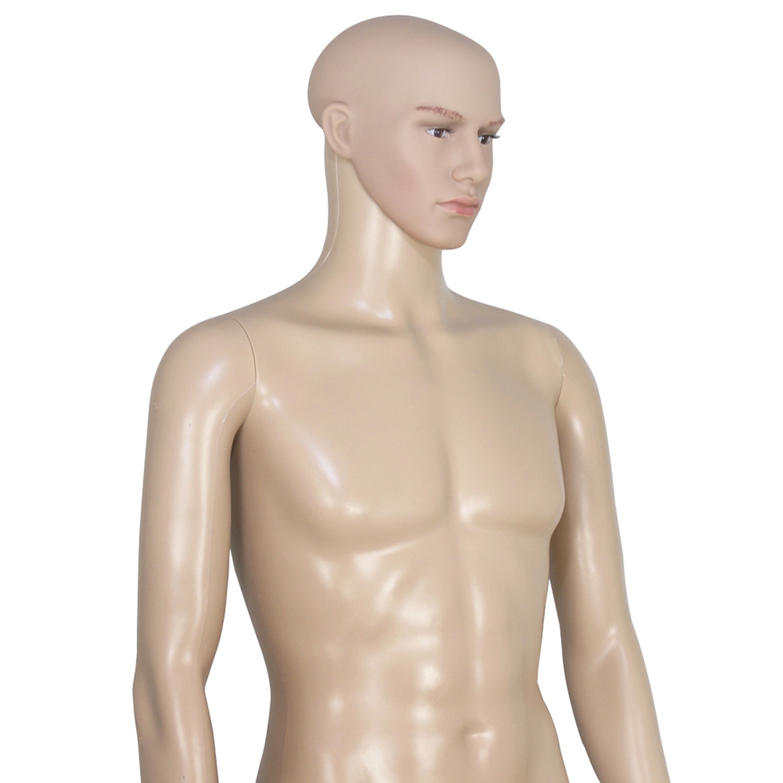 Mannequin Full Body Dress Form 72.4" Adjustable Realistic Male Mannequin w/Base
