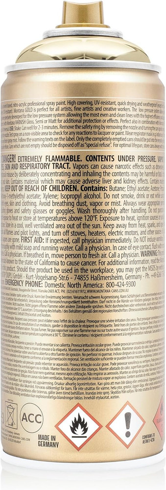 400 Ml Color, Goldchrome Spray Paint