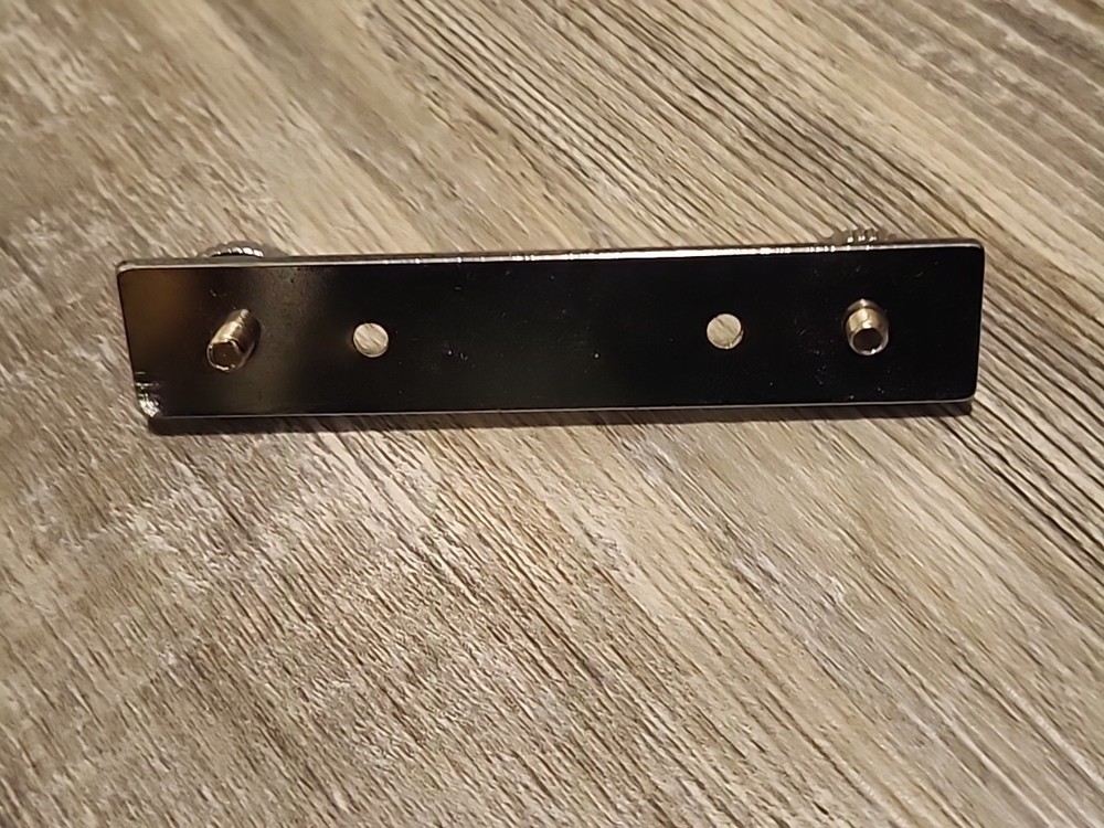 Clamshell Hook Tailpiece - Teisco Harmony Matsumoku With Bar Style Bridge Base