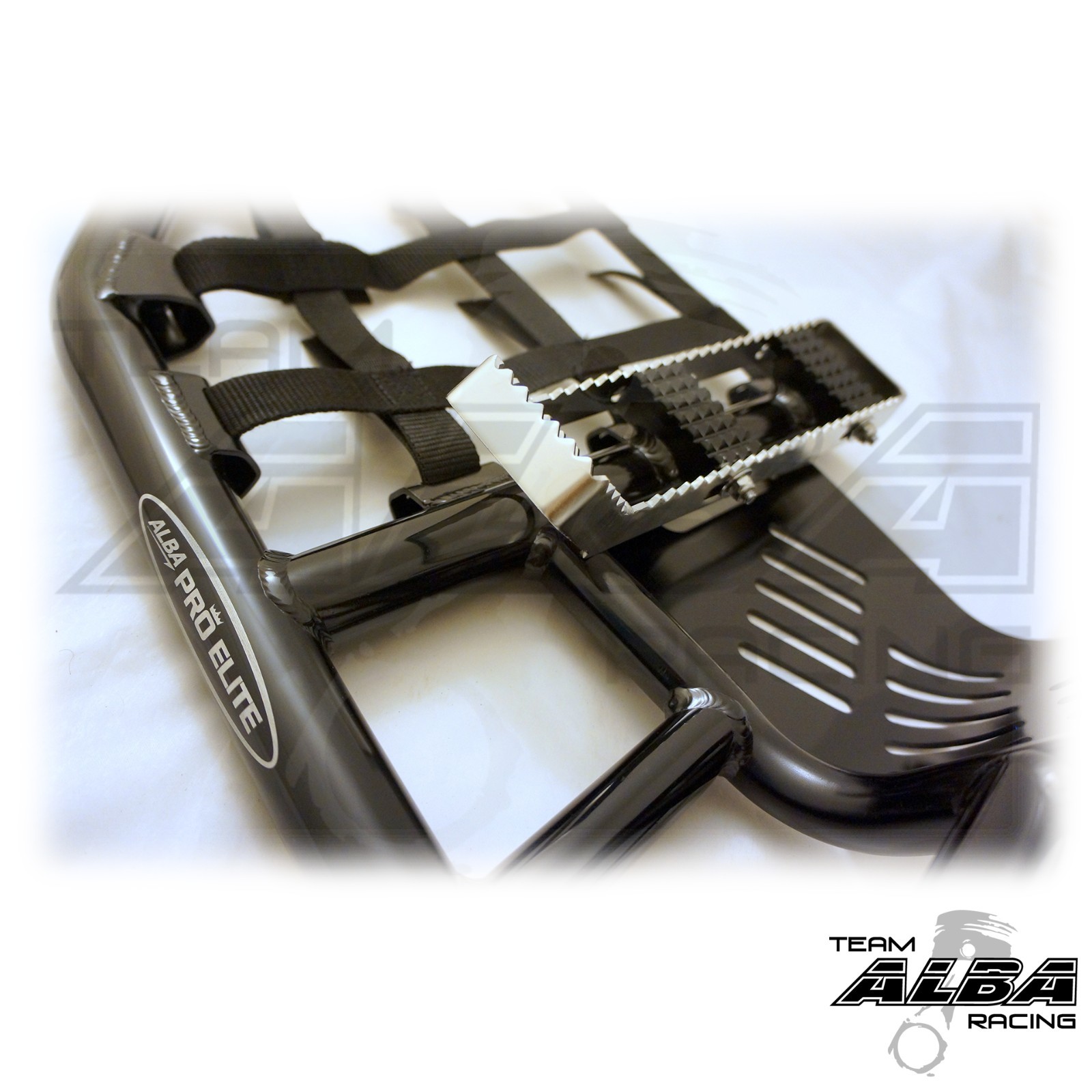 Yamaha Raptor 350 Nerf Bars with heel guards Alba Racing blkblk 209 T8 BB