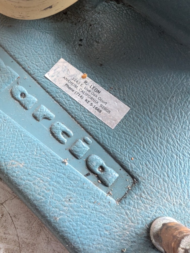 Garcia Line Winder Spooler w/ Variable Speed Foot Controller Left Or Right Hand