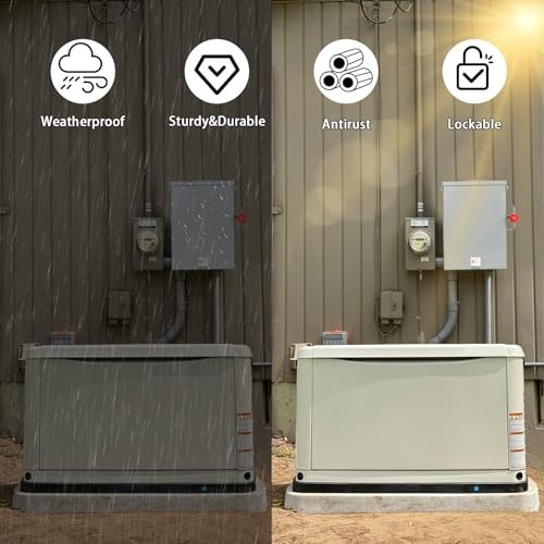 100A Manual Transfer Switch for Generator, 120/240V Double-Throw Safety Switch,