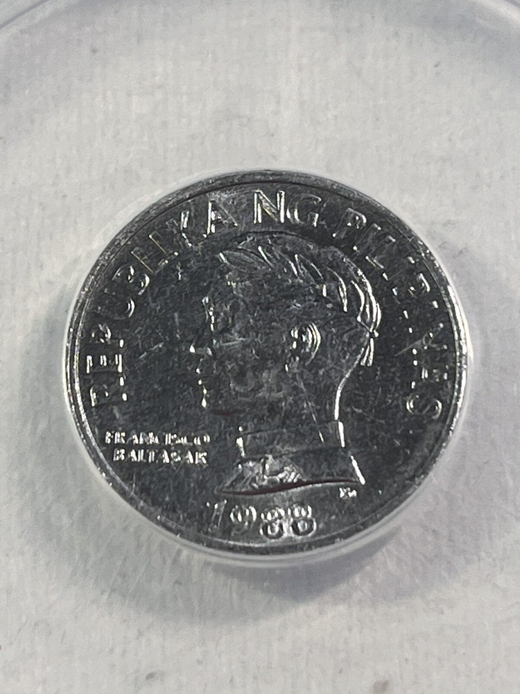1988 Philippines 10 Sentimos Graded MS 64 by ANACS