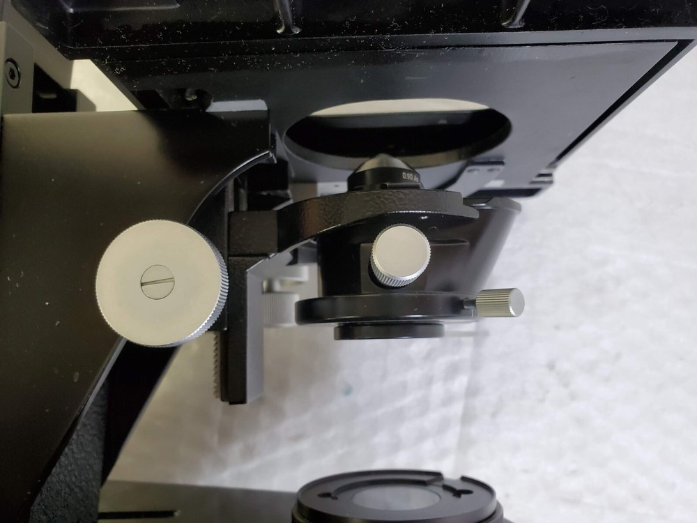 Vintage Leitz Wetzlar Binocular Microscope 736143 w/ 4 Objectives