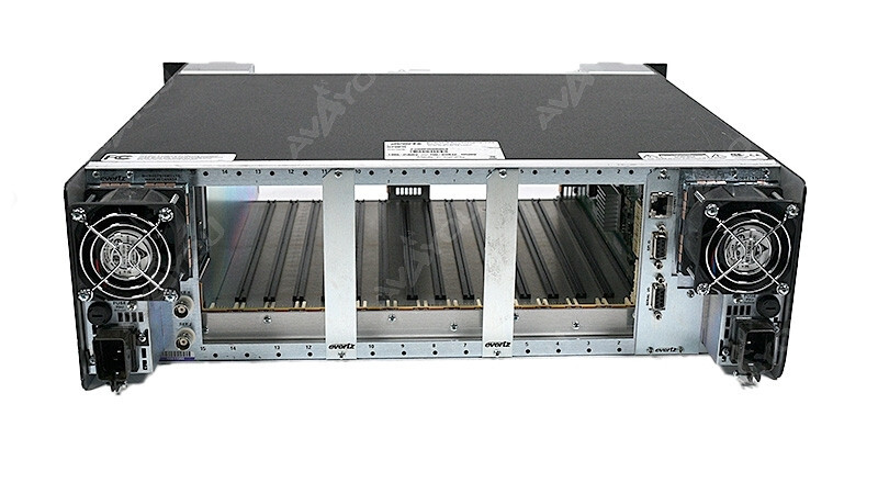 Evertz 570FR 3RU Compact Distribution Frame +570FC Frame Control +57PS Redundant