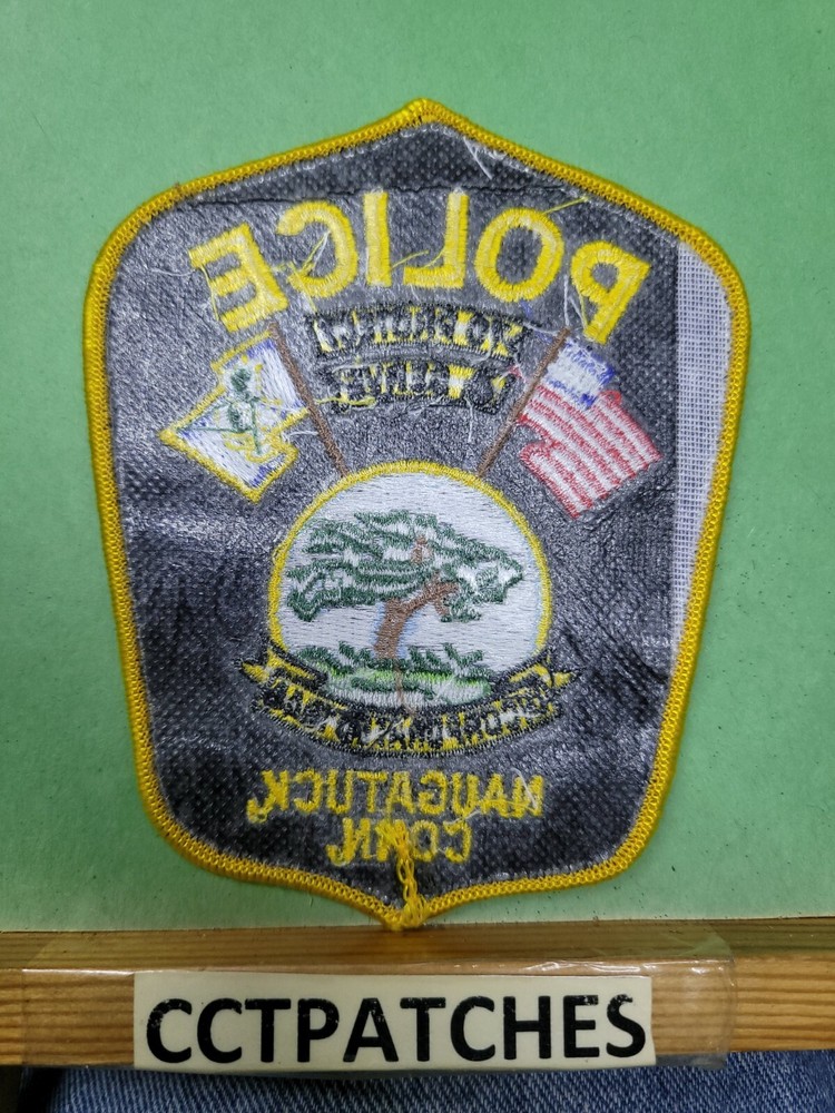 NAUGATUCK, CONNECTICUT POLICE SHOULDER PATCH CT