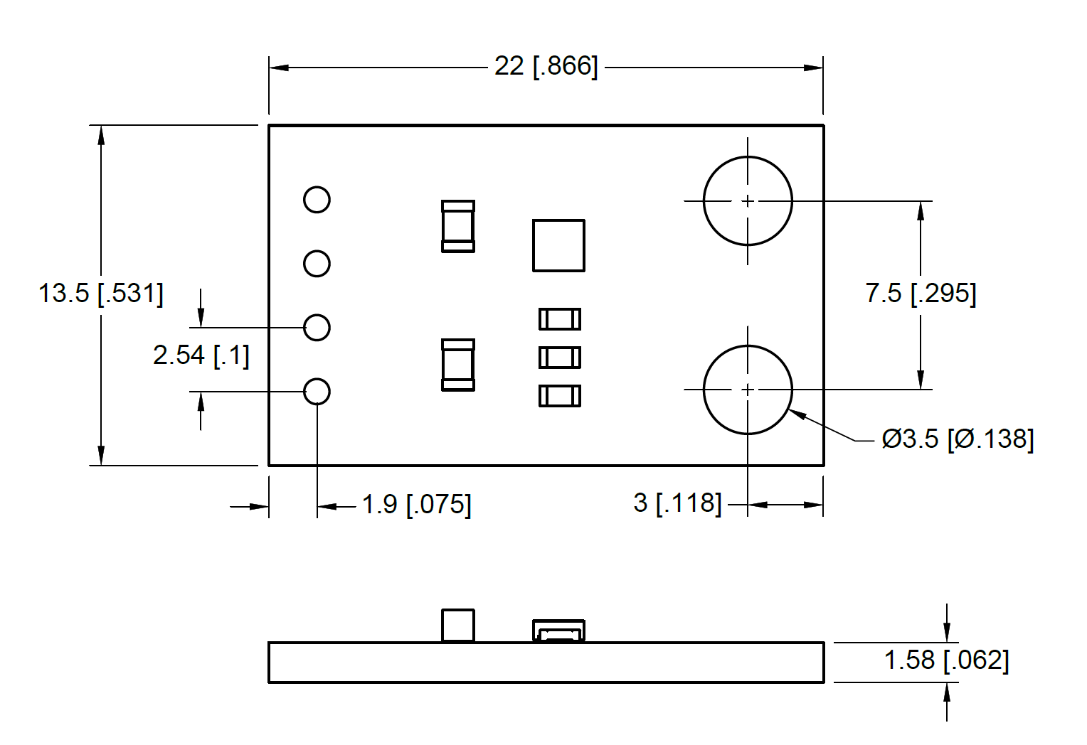 5.4V DC Voltage Regulator - TPS7A2501 - Replace Mercury Batteries