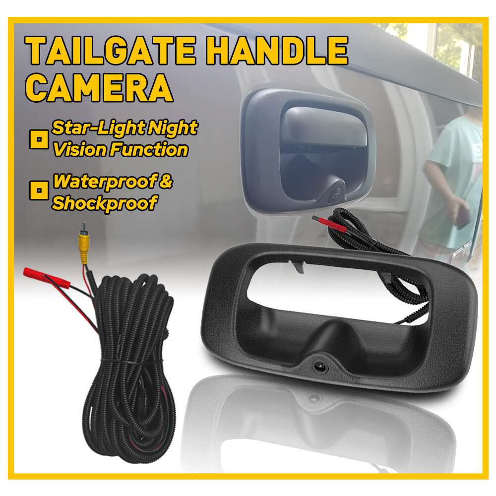 Tailgate Handle Bezel Backup Camera For 99-06 Chevy Silverado GMC Sierra 1500 EA