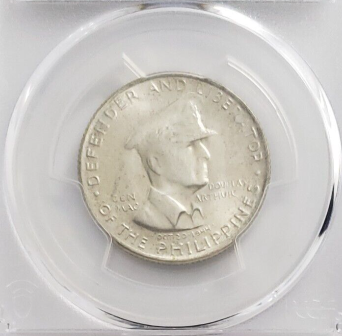 1947-S Silver MacArthur "Philippines" Half Dollar - PCGS MS65 - KM-184 - Nice!!!