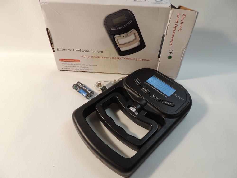 Electronic Hand Dynamometer Grip Strength Tester LCD Fitness Tool