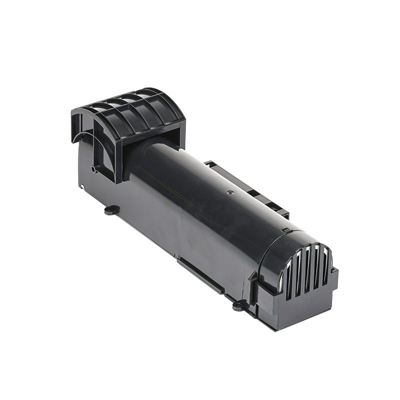 Long Cage Black Plastic Mouse Trap - Humane Reusable Home Pest Tool