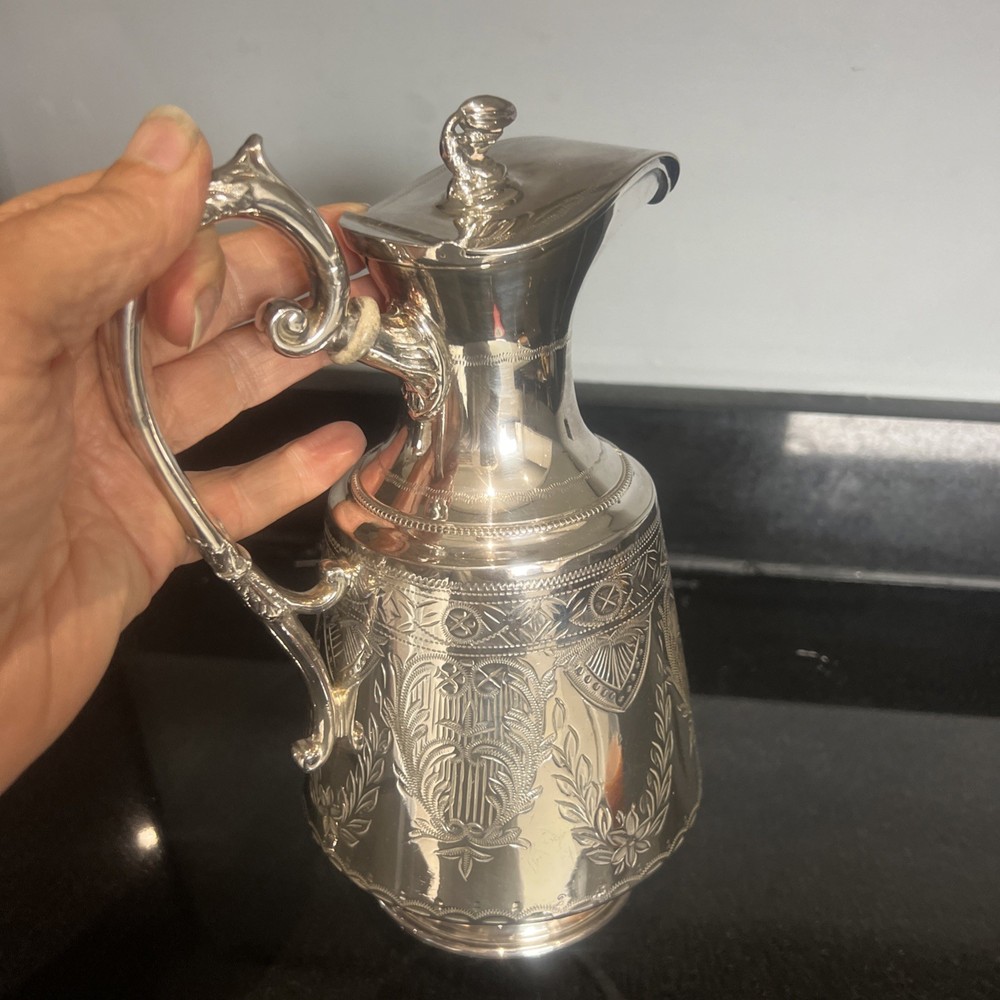Victorian EPBM Silver-Plated Coffee Jug
