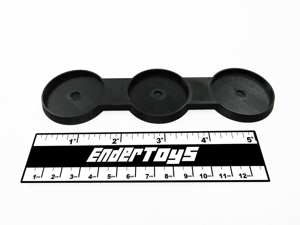 40mm 3-Man Long Move Trays (x3) Bits & Accessories Tabletop Mini, 3D Printed