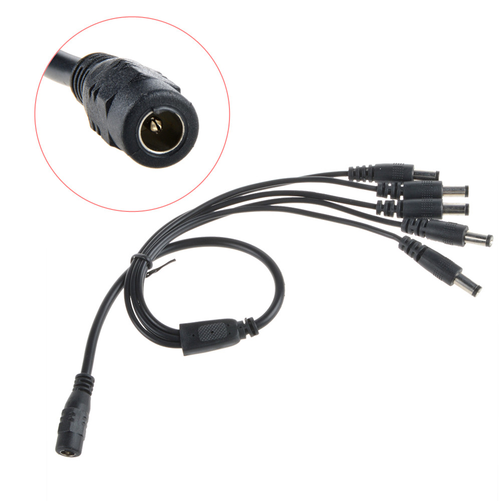 DC Multi-Plug 5CH 12V Daisy Chain for BOSS LINE 6 MXR Pedals 5 Splitter Cable