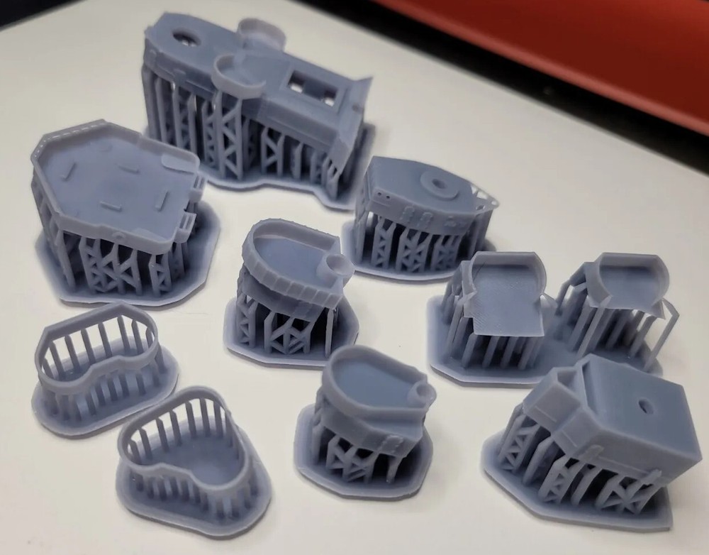 1/350 Fletcher Class Square Bridge Basic Conversion Set for Tamiya 3D Printed