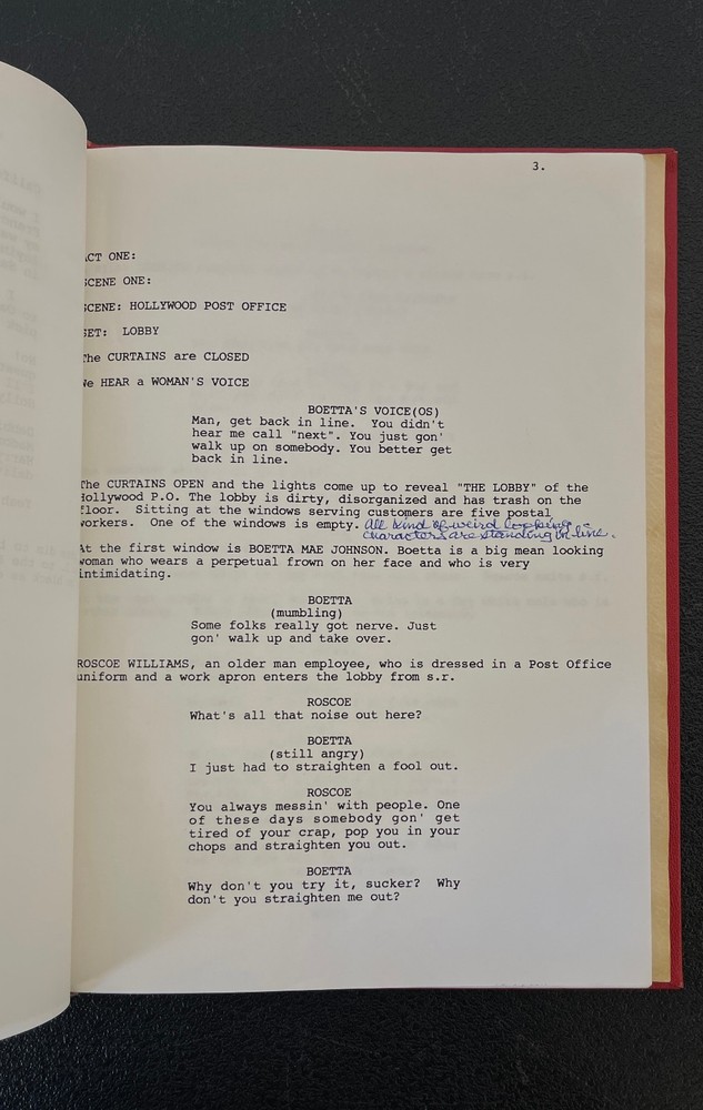 Sanford - Reynaldo Ray Original Script with Hand Annotations