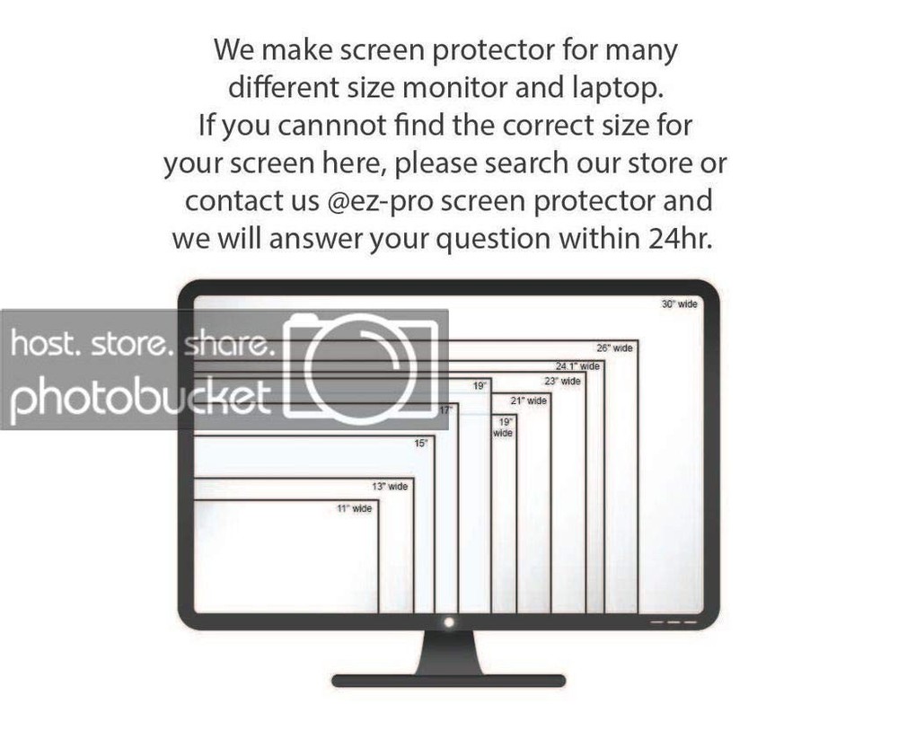 Anti Blue Light Screen Protector (3 Pack) for 19 Inches Widescreen Desktop Mo...