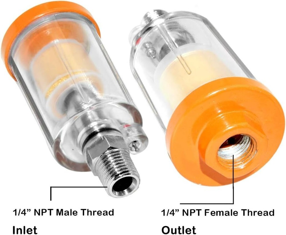 Hookah Diving inline filter kit. 10 Micron. Please don't Hookah dive w/out them