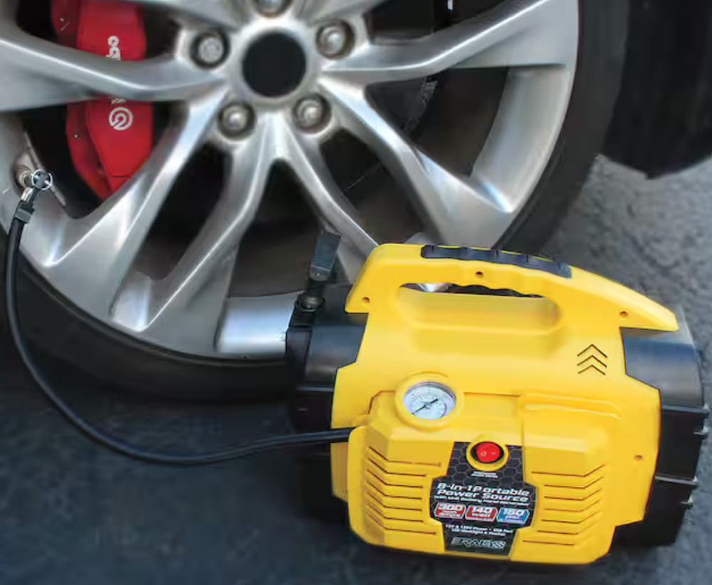 Rally 8-in-1 Portable Power Source With Jumper Cables, Air Compressor