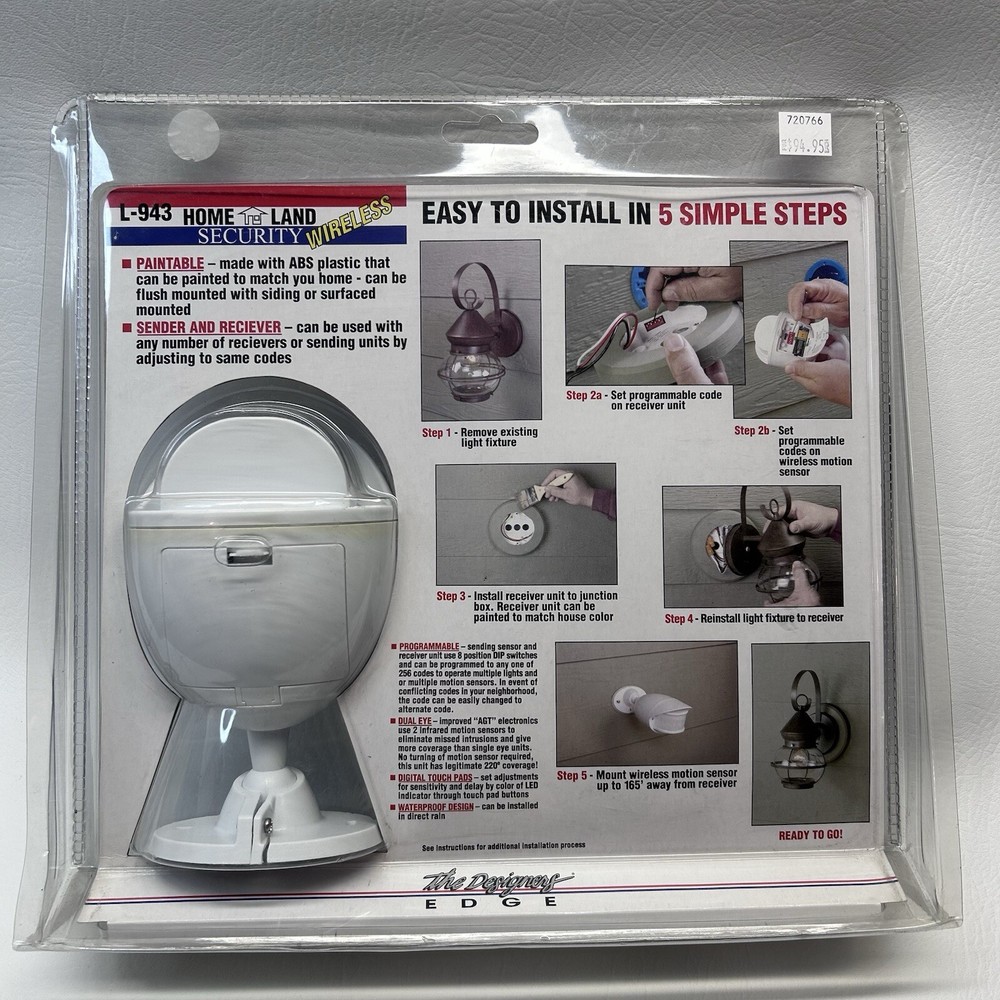 Homeland Security Motion Activated Conversation Kit & Wireless Motion Sensor