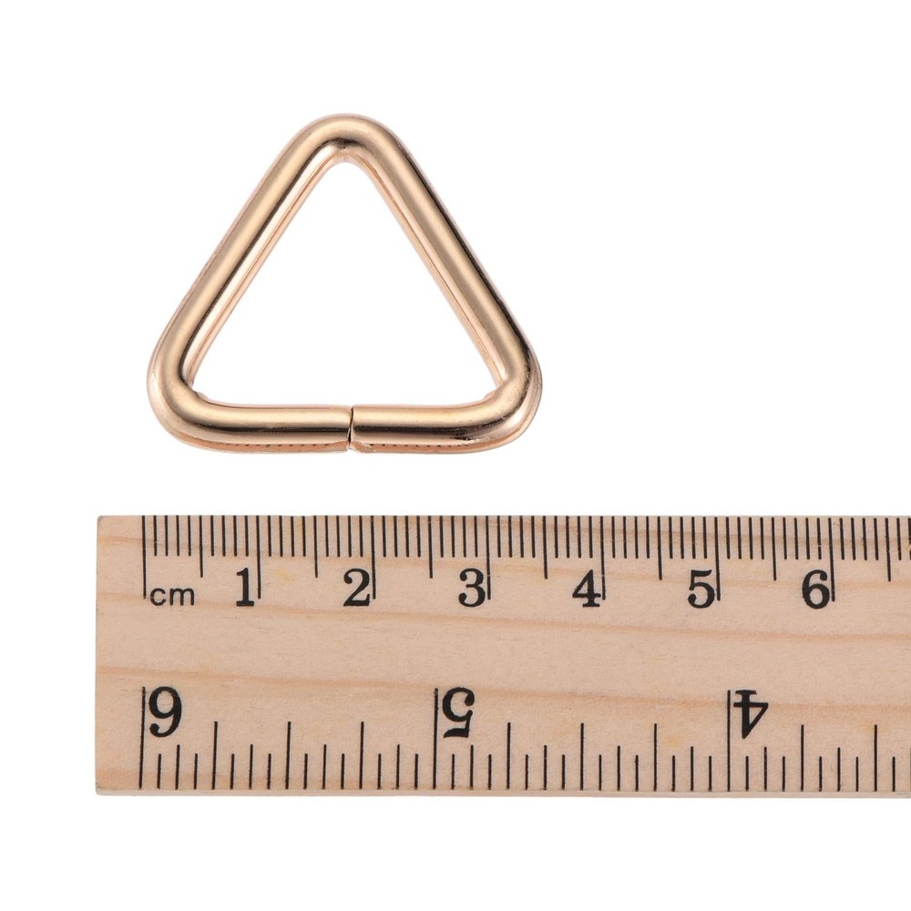 Metal Triangle Buckle 25mm Inner Gold Width 20pcs